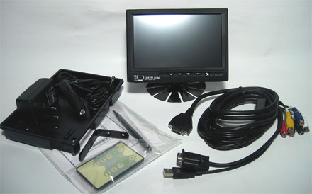 CTF400-<b>S</b> - VGA 7" TFT - Touchscreen USB - Video -  Autodimmer - Audio <b>-TRANSFLECTIVE-</b> (<b>SPECIAL</b>)