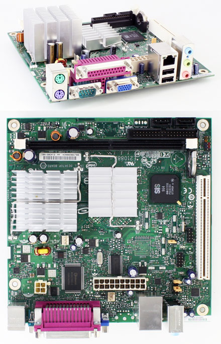 Intel D201GLY2 (with integrated Celeron 1.2Ghz CPU) [without I/O shield, without accessoiry]