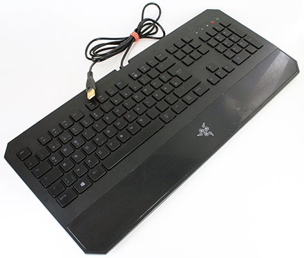 RAZER DeathStalker Membrane Gaming keyboard (Backlight, Programmable, DE-Layout) [<b>RECERTIFIED, 1 Jahr warranty</b>] (RZ03-08003000-R3G1R3G1)